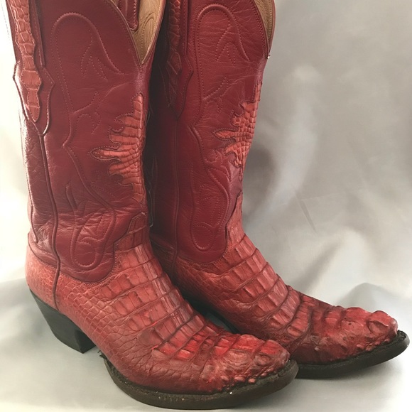 ladies alligator boots